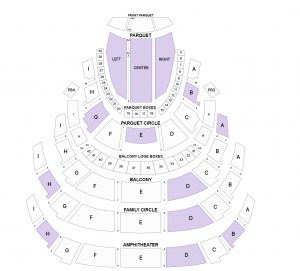 Kimmel Cultural Campus - Complex 2023: Seating Chart