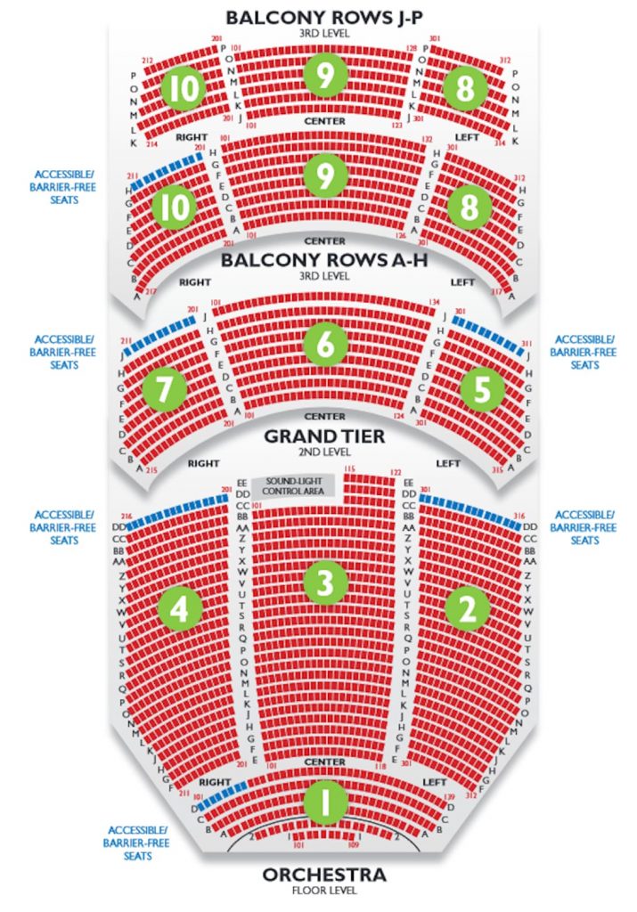 Wicked Durham Seating Chart