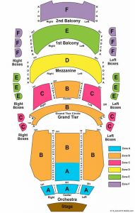 seating chart Belk Theater