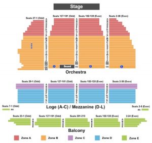 orpheum theatre seating chart